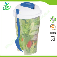 Coupe Shaker de salade de qualité alimentaire pour salade et fruits